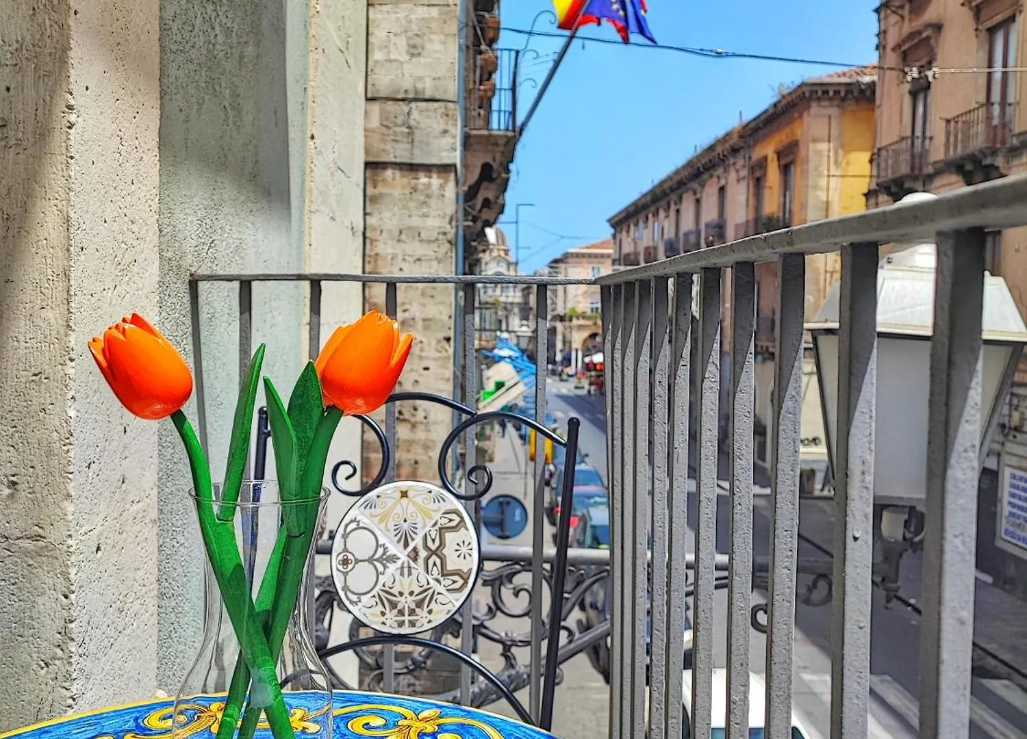 Appartamento Esclusivo Con Vista Duomo E 5 Balconi Catânia